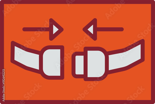 Seat Belt Vector Icon