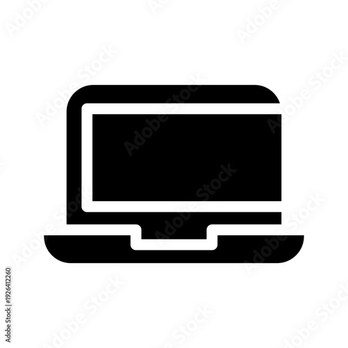 Computer laptop icon
