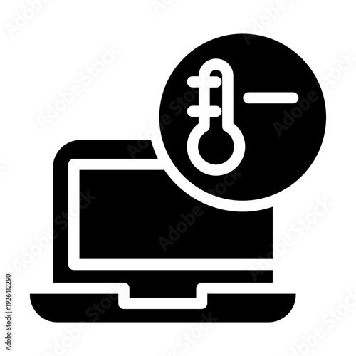 Cool temperature computer icon