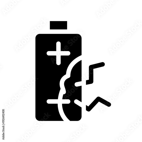 Broken battery icon