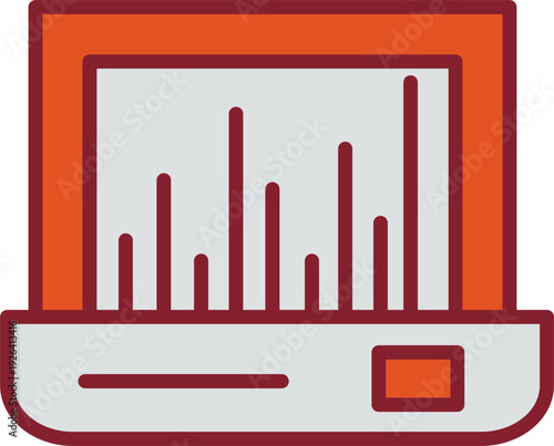 Canvas Print Frequency Vector Icon