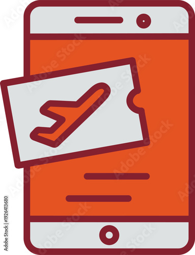 Online Booking Vector Icon