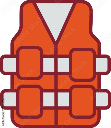 Bullet Proof Vest Vector Icon