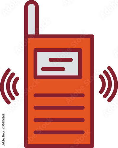 Walkie Talkie Vector Icon