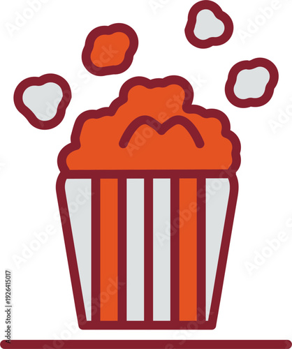 Popcorn Vector Icon