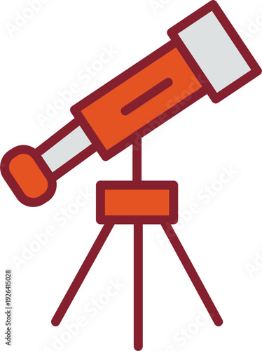 Telescope Vector Icon