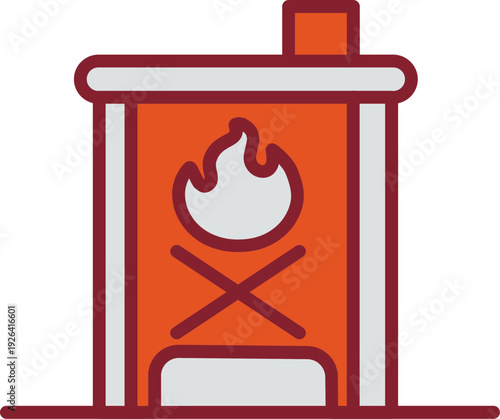 Furnace Vector Icon