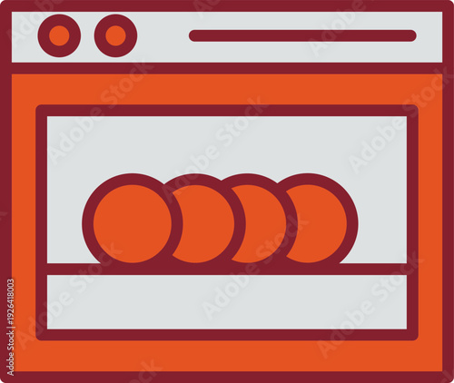Dishwasher Vector Icon