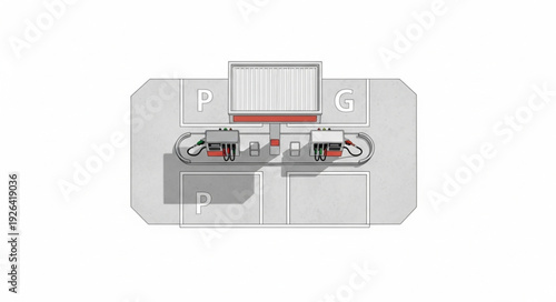 USB Connector Internal Components Diagram.
