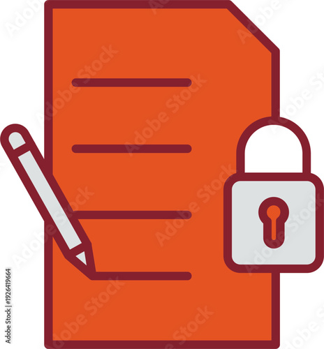 Confidentiality Vector Icon