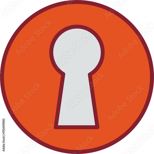 Keyhole Vector Icon