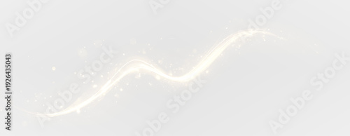 Fotografie Wave, luxury, brilliant, shine, light, twirl, background with golden twirl of en