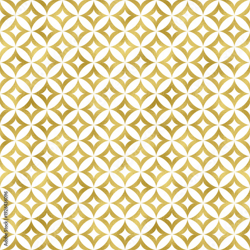Geometric golden and elegant pattern design