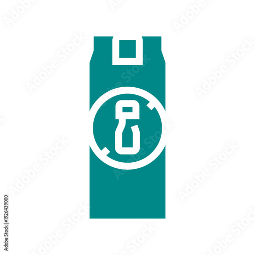 lactose free milk ketogenic diet military truck color glyph icon.