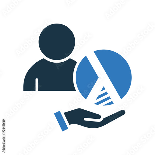 Contributor mixed color icon