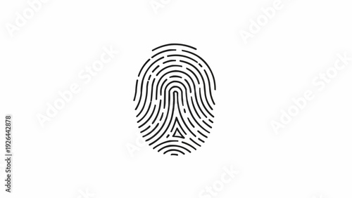 Closeup of a single fingerprint mark.