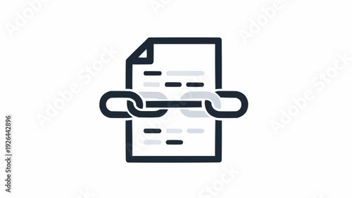 Contract Documents Linked Together Securely.
