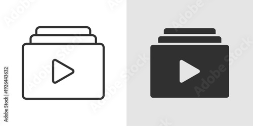 Subscription Icon representing recurring payments, membership plans, and digital services. Stroke, filled, and colored vector illustration.
