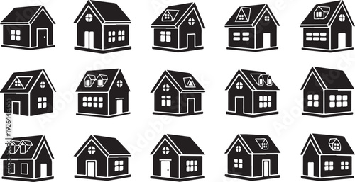 Black and white house home architecture 2