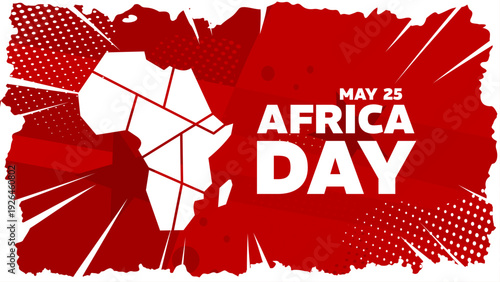 Africa Day banner  - vector illustration
