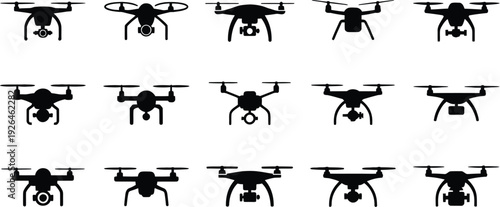 Drone icon set