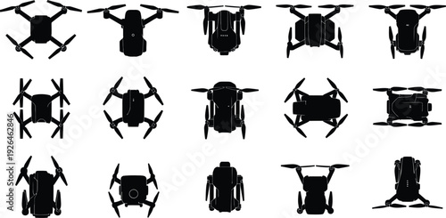 Drone icon set