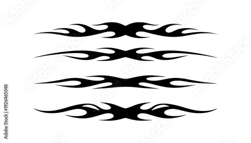 Abstract gothic tribal flame sigil vector set pack artwork with cyber aesthetic, liquid mercury metallic inspiration, tattoo-style elements, and futuristic illustration design