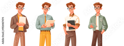 hand drawn vector illustration of a man