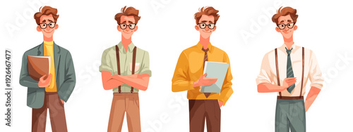 hand drawn vector illustration of a man
