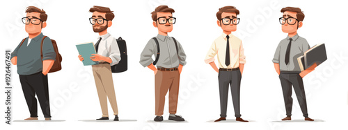 hand drawn vector illustration of a man