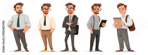 hand drawn vector illustration of a man