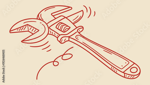 Dynamic wrench and pliers in motion for repair and construction projects