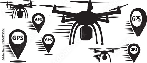 Drone Technology with GPS Navigation and Surveillance Systems