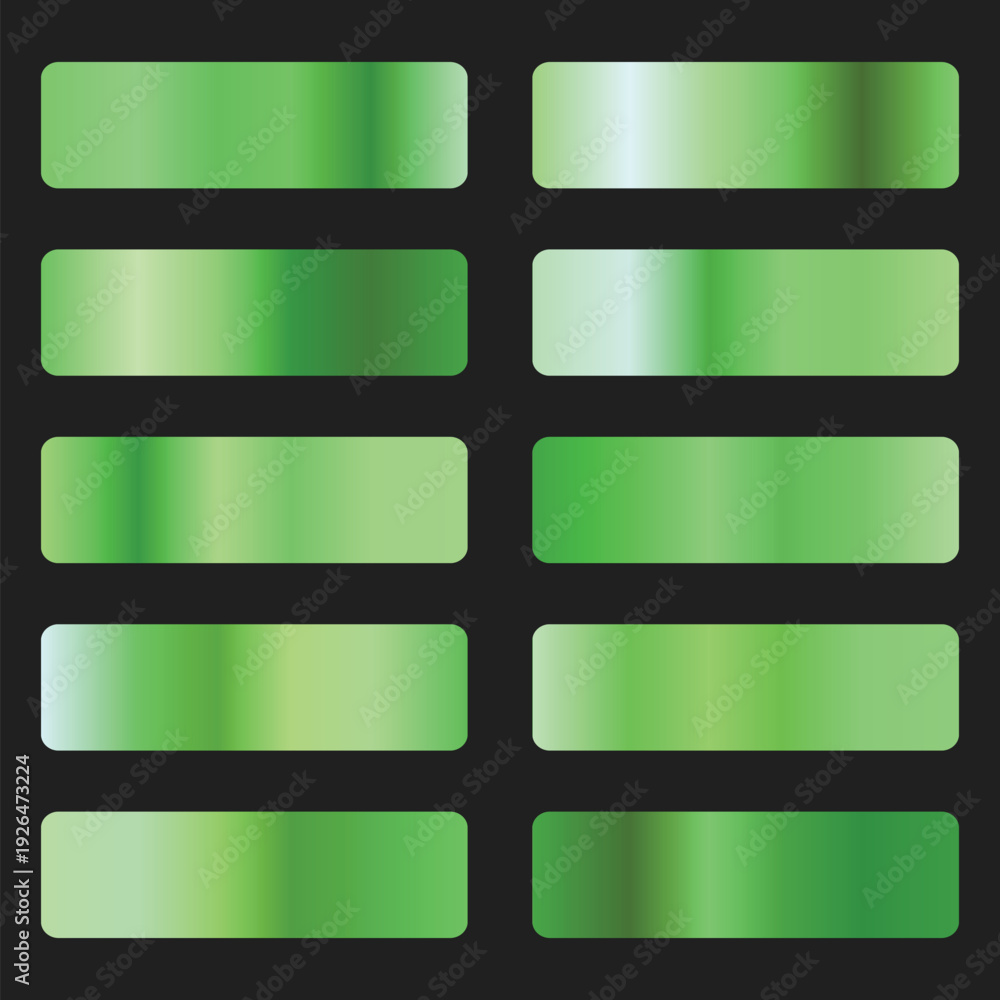 Obraz premium Dynamic Green Gradient Bars Array