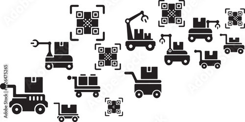 Industrial Robots and Machines in Factory Automation Systems