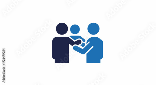 Child Handover Vector Icon