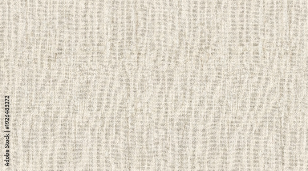 Fototapeta premium Seamless cotton textile texture with natural weave. Natural linen fabric texture background close up. Macro natural fabric texture, linen and cotton. Close-up linen fabric texture. Linen textile.