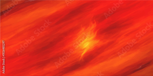 An elegant red and yellow abstract silk texture features smooth satin waves and flowing curves in a vibrant cloth design perfect for a luxury wallpaper background or motion art backdrop