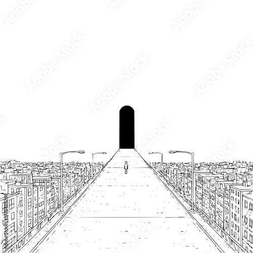 A vast expanse of pure black, representing ultimate negative space and minimalist structural potential.