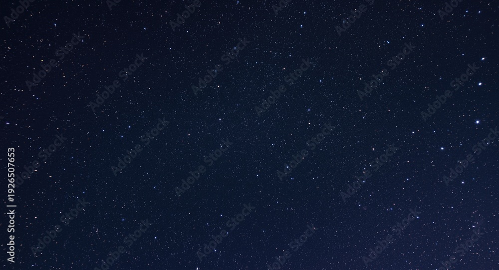 Fototapeta premium Real starry sky with genuine cosmic background