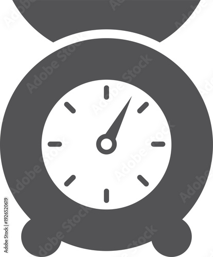 Kitchen scales black icon. Bowl weight measure