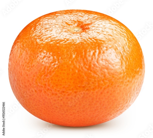 Fotografía Ripe tangerine fruit isolated on a transparent background