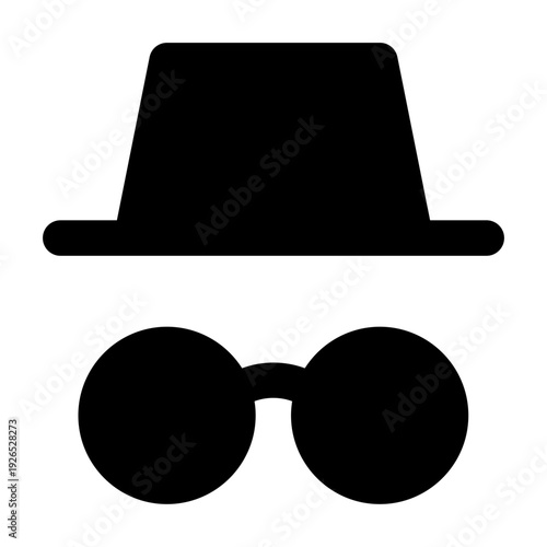 Incognito Mode Solid Icon