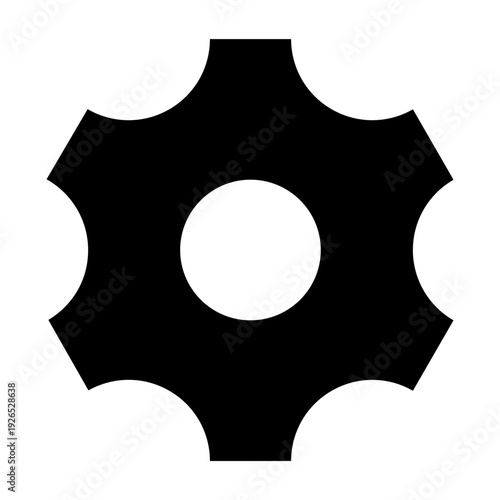 Settings Gear Solid Icon