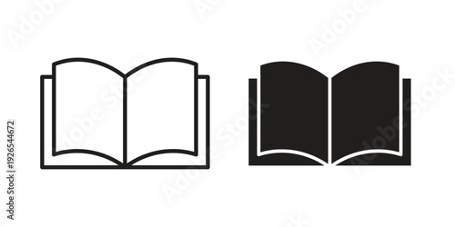 Books icons for templates, web design and infographics