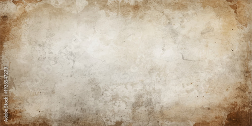 A vintage brown parchment background with an aged, stained grunge texture and a worn antique paper pattern perfect for blank retro design