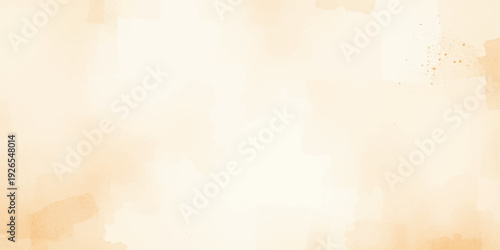 An ancient parchment paper texture featuring an abstract grunge vector illustration with aged beige and brown stains for a vintage retro wallpaper design