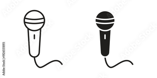 Concert icons for templates, web design and infographics
