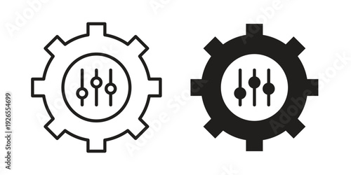 Customized icons for templates, web design and infographics