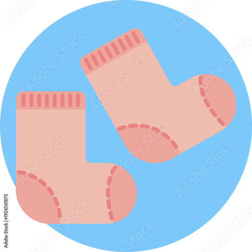 Small, soft infant socks representing care, tenderness, and preparations for a baby’s arrival.